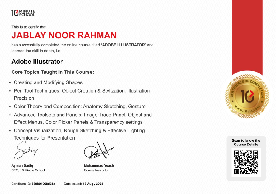 Adobe Illustrator Certificate